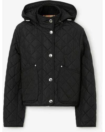 burberry 80218431|Quilted Nylon Jacket in Black .